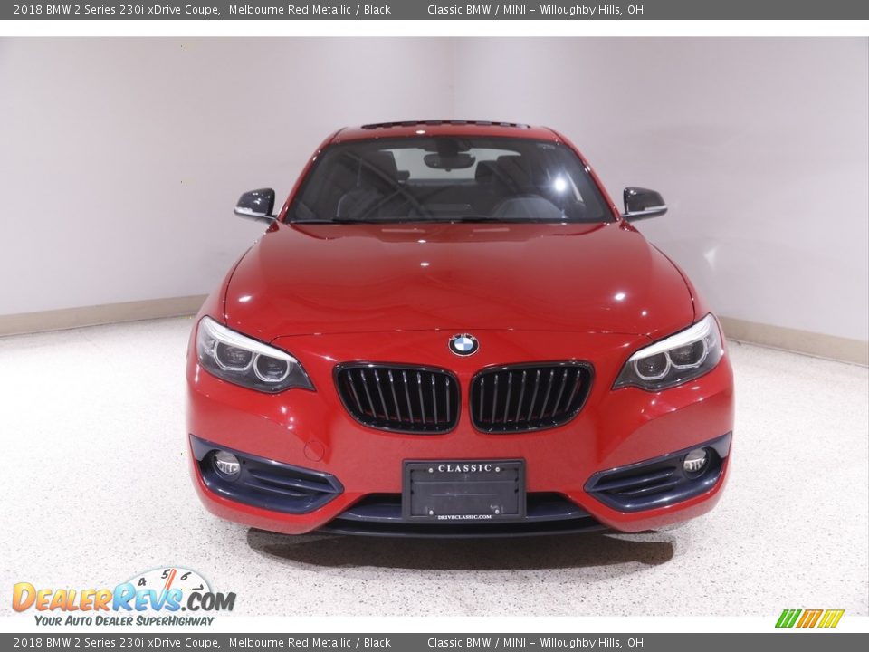 2018 BMW 2 Series 230i xDrive Coupe Melbourne Red Metallic / Black Photo #2