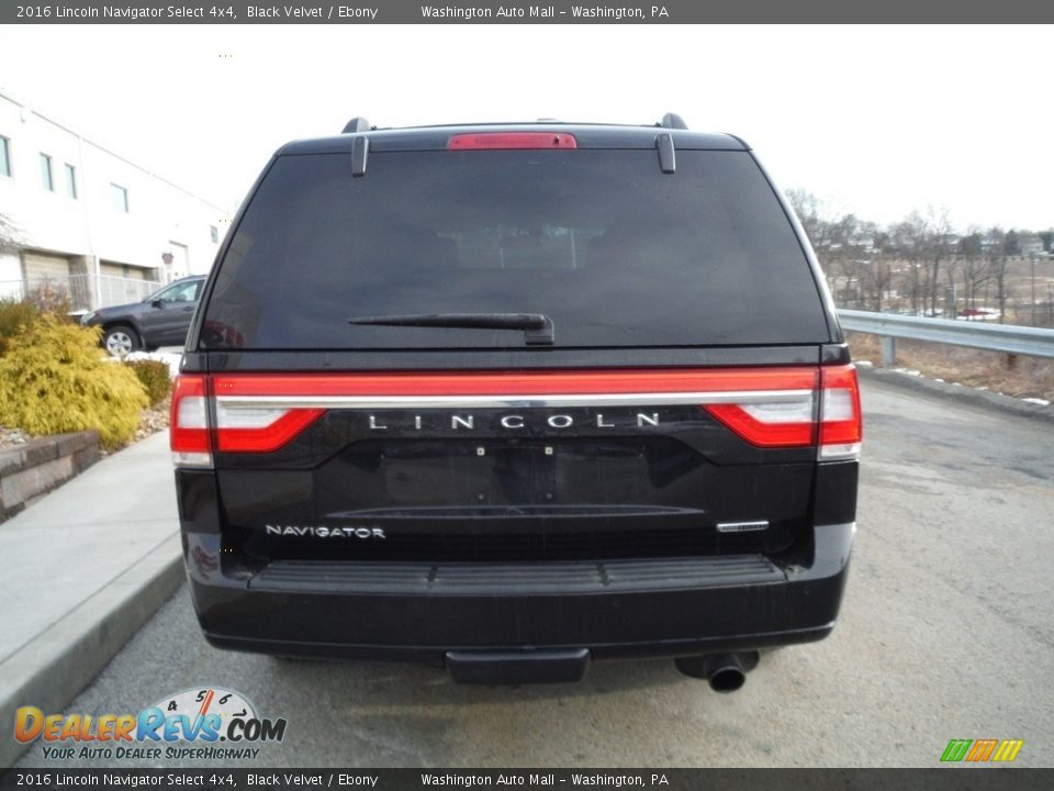 2016 Lincoln Navigator Select 4x4 Black Velvet / Ebony Photo #20