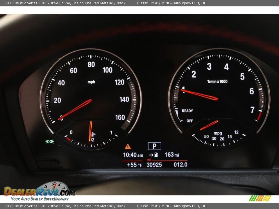 2018 BMW 2 Series 230i xDrive Coupe Gauges Photo #8