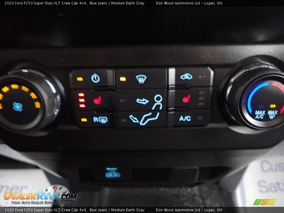 2020 Ford F250 Super Duty XLT Crew Cab 4x4 Blue Jeans / Medium Earth Gray Photo #6