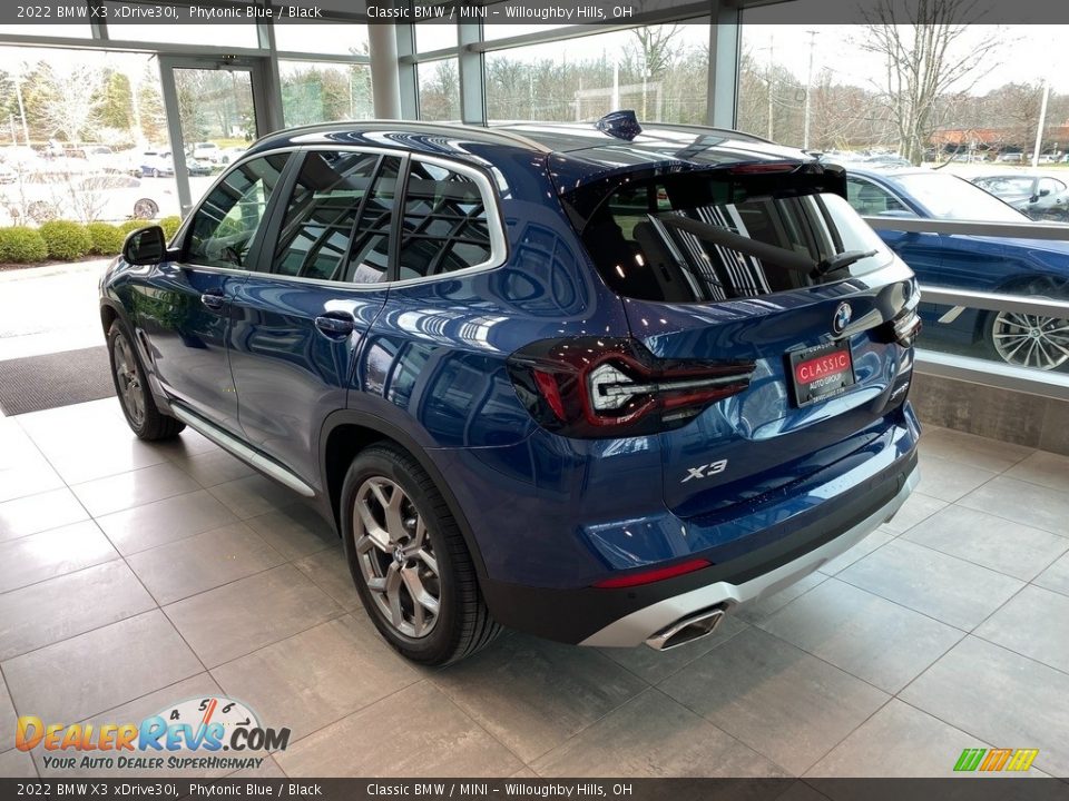 2022 BMW X3 xDrive30i Phytonic Blue / Black Photo #2