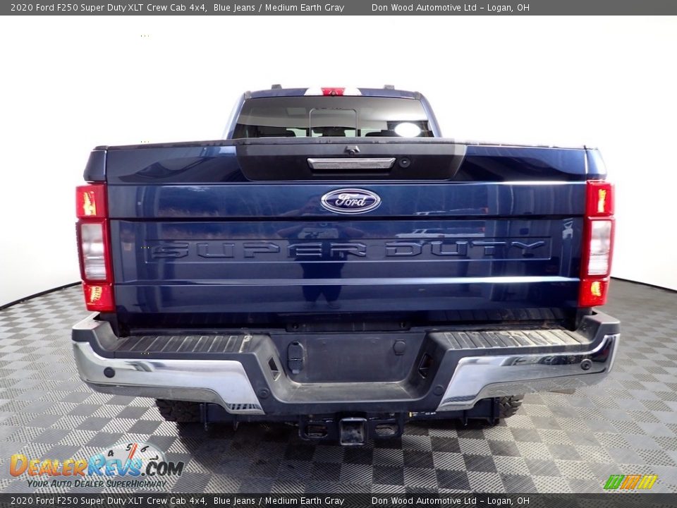 2020 Ford F250 Super Duty XLT Crew Cab 4x4 Blue Jeans / Medium Earth Gray Photo #12