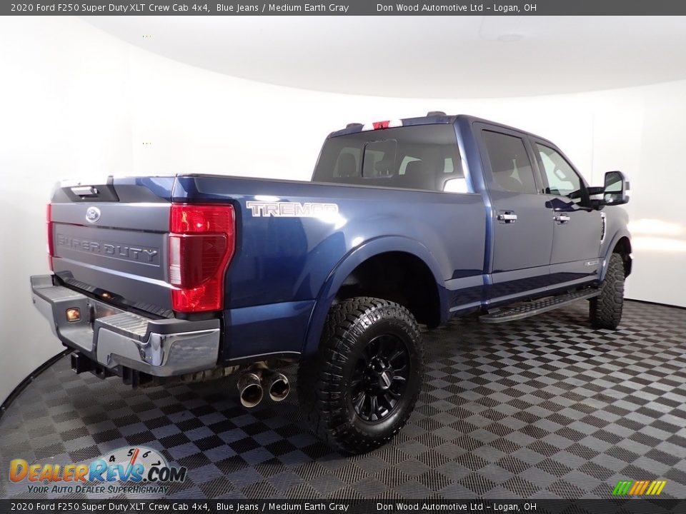 2020 Ford F250 Super Duty XLT Crew Cab 4x4 Blue Jeans / Medium Earth Gray Photo #14