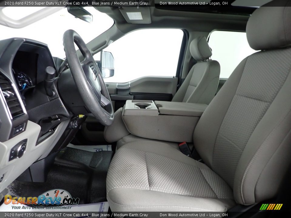 2020 Ford F250 Super Duty XLT Crew Cab 4x4 Blue Jeans / Medium Earth Gray Photo #18