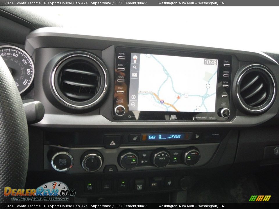 2021 Toyota Tacoma TRD Sport Double Cab 4x4 Super White / TRD Cement/Black Photo #4
