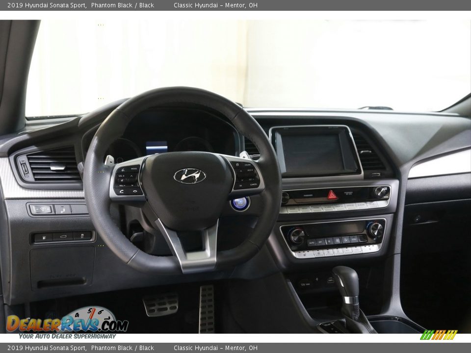 2019 Hyundai Sonata Sport Phantom Black / Black Photo #6