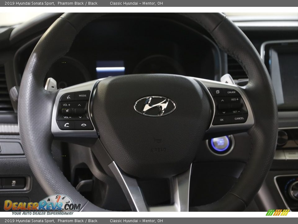 2019 Hyundai Sonata Sport Phantom Black / Black Photo #7