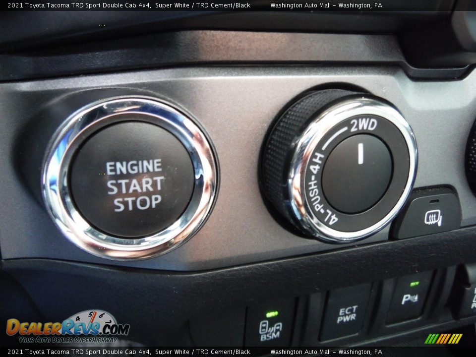 2021 Toyota Tacoma TRD Sport Double Cab 4x4 Super White / TRD Cement/Black Photo #8