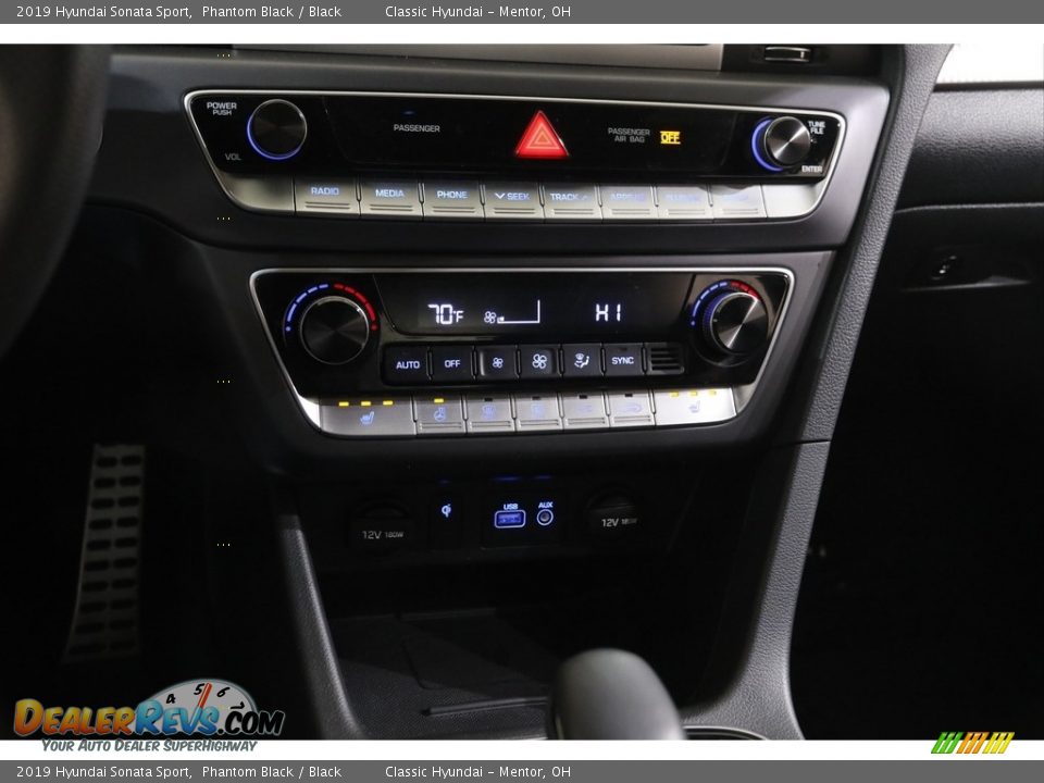 2019 Hyundai Sonata Sport Phantom Black / Black Photo #12