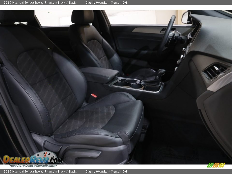 2019 Hyundai Sonata Sport Phantom Black / Black Photo #14