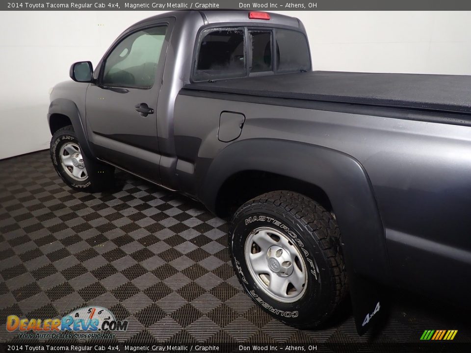 2014 Toyota Tacoma Regular Cab 4x4 Magnetic Gray Metallic / Graphite Photo #16