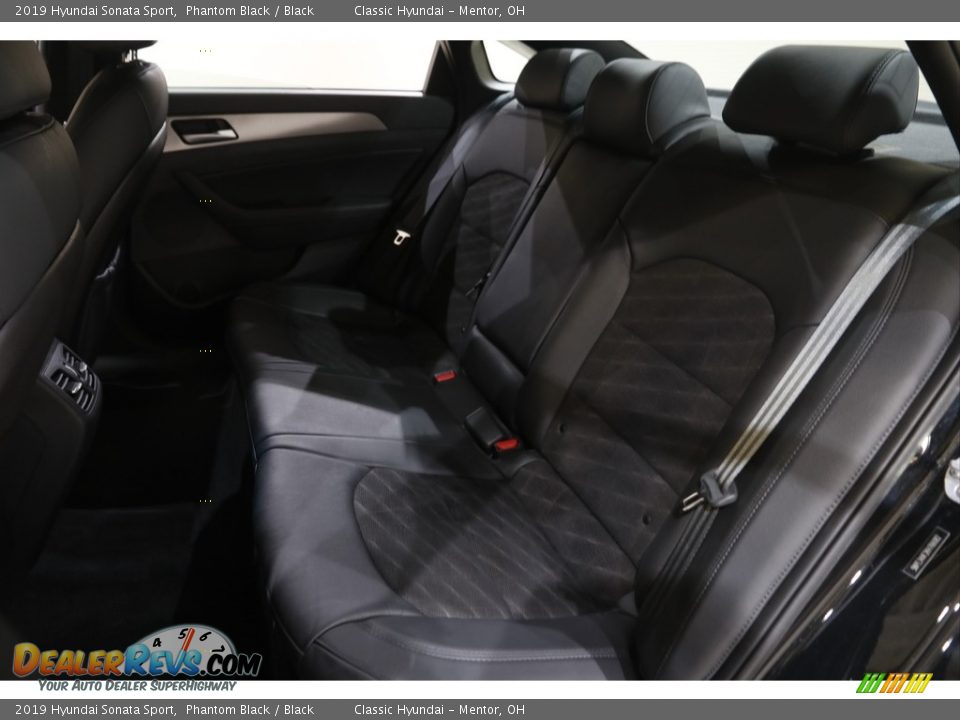 2019 Hyundai Sonata Sport Phantom Black / Black Photo #16