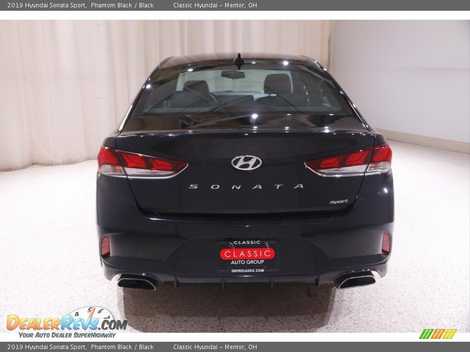 2019 Hyundai Sonata Sport Phantom Black / Black Photo #17