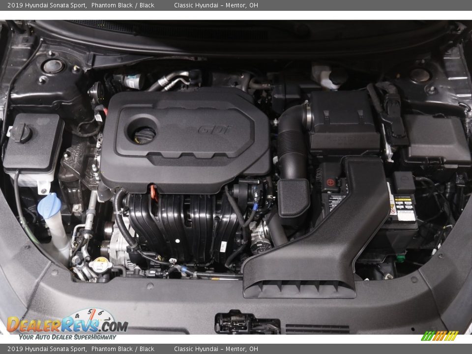 2019 Hyundai Sonata Sport Phantom Black / Black Photo #18