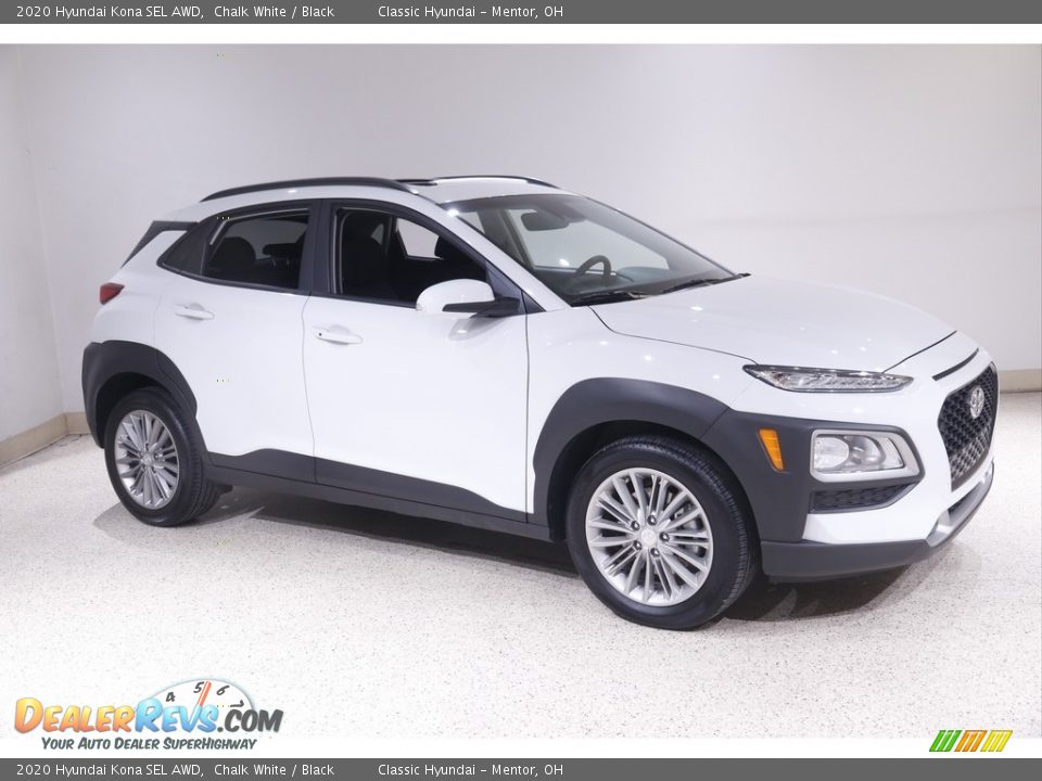 2020 Hyundai Kona SEL AWD Chalk White / Black Photo #1