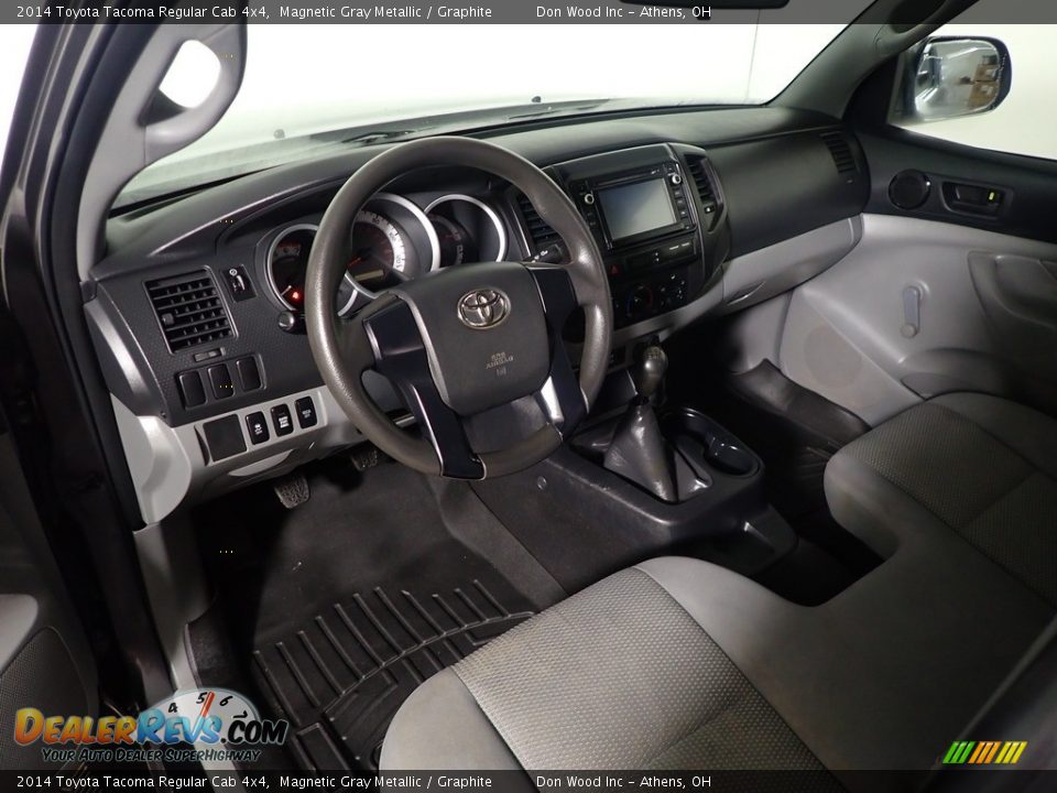 2014 Toyota Tacoma Regular Cab 4x4 Magnetic Gray Metallic / Graphite Photo #20