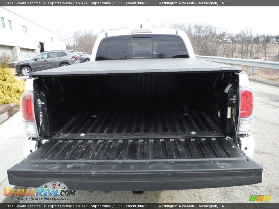 2021 Toyota Tacoma TRD Sport Double Cab 4x4 Super White / TRD Cement/Black Photo #20