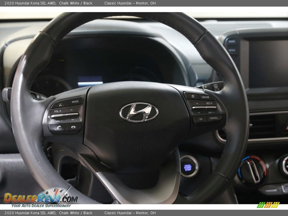 2020 Hyundai Kona SEL AWD Chalk White / Black Photo #7