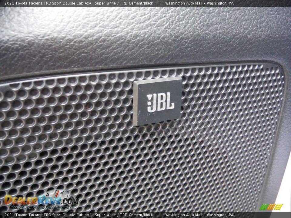 2021 Toyota Tacoma TRD Sport Double Cab 4x4 Super White / TRD Cement/Black Photo #27