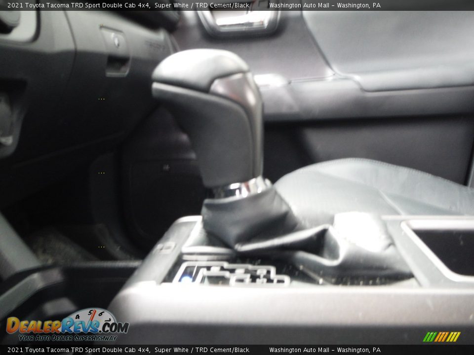 2021 Toyota Tacoma TRD Sport Double Cab 4x4 Super White / TRD Cement/Black Photo #29