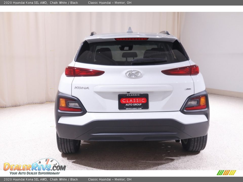 2020 Hyundai Kona SEL AWD Chalk White / Black Photo #17