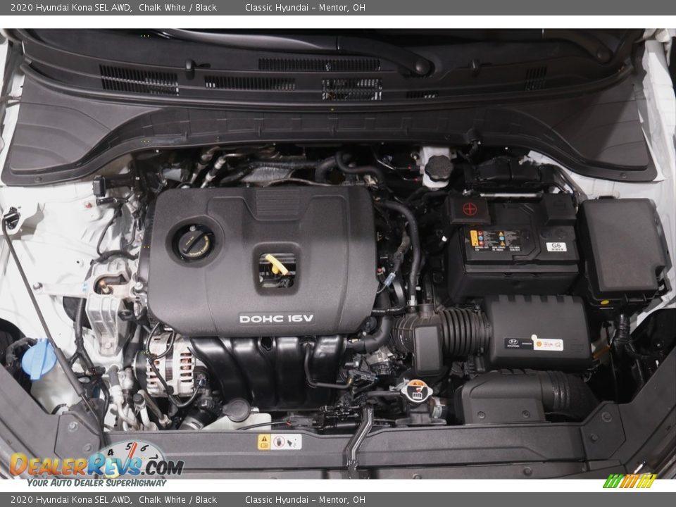 2020 Hyundai Kona SEL AWD Chalk White / Black Photo #18