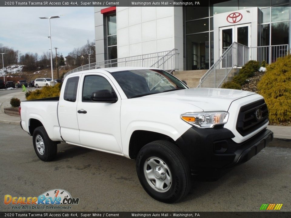 Front 3/4 View of 2020 Toyota Tacoma SR Access Cab 4x4 Photo #1