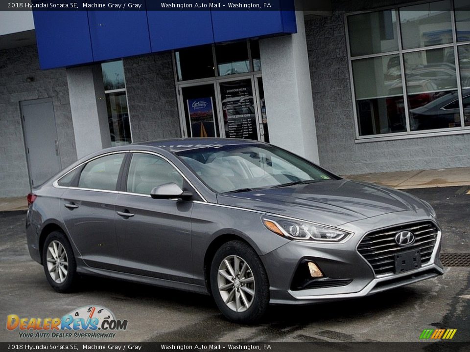 2018 Hyundai Sonata SE Machine Gray / Gray Photo #1
