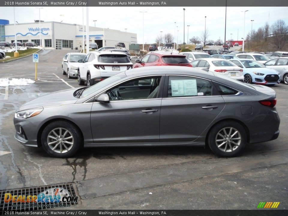2018 Hyundai Sonata SE Machine Gray / Gray Photo #6