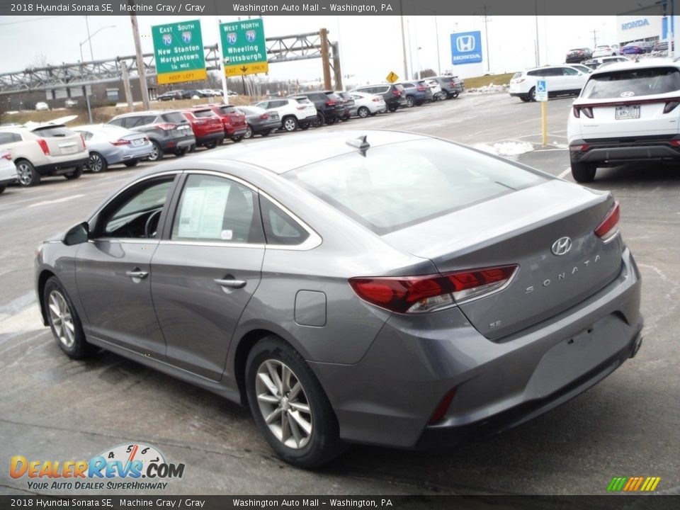2018 Hyundai Sonata SE Machine Gray / Gray Photo #7