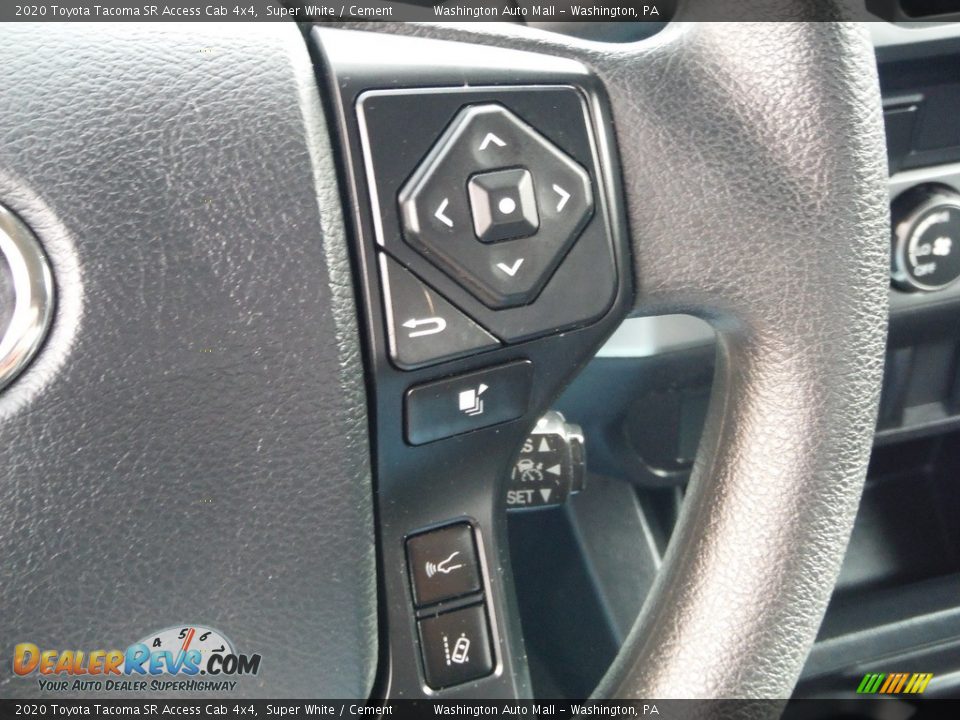 2020 Toyota Tacoma SR Access Cab 4x4 Steering Wheel Photo #11