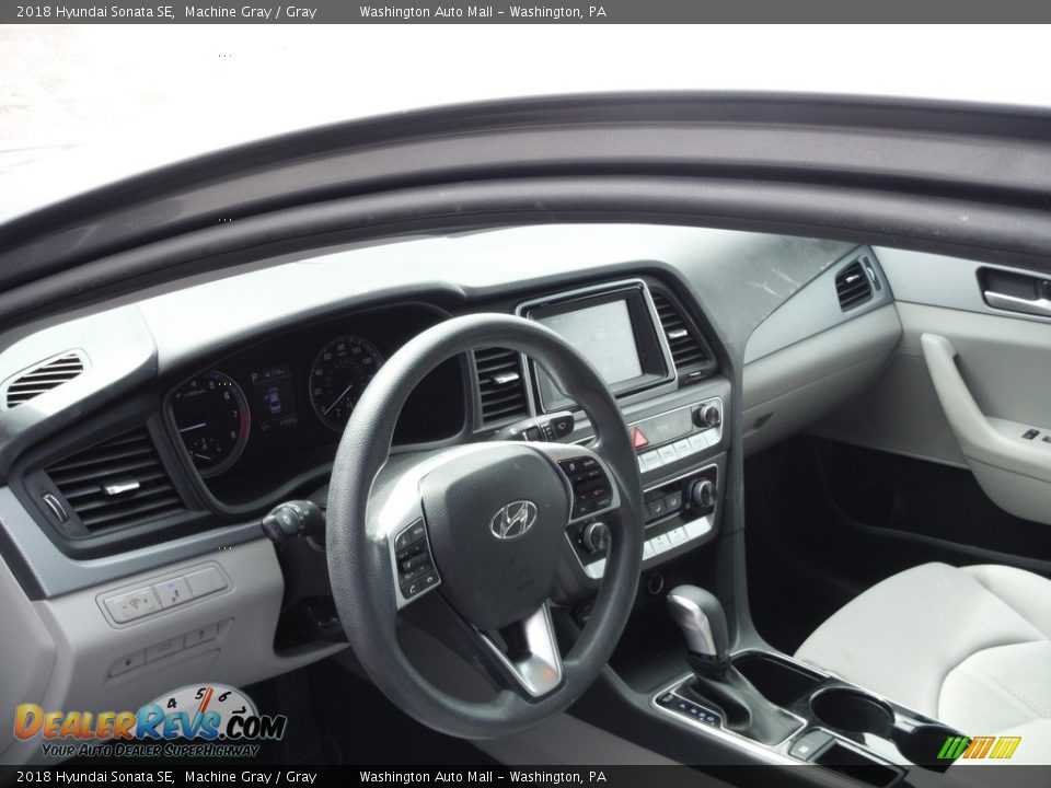 2018 Hyundai Sonata SE Machine Gray / Gray Photo #11