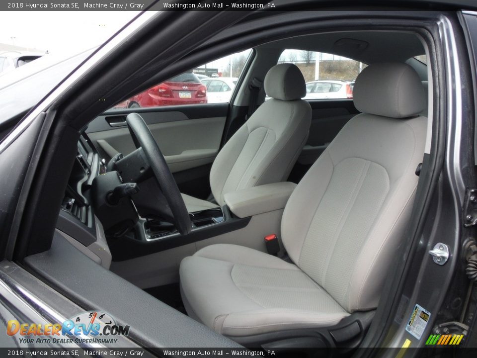 2018 Hyundai Sonata SE Machine Gray / Gray Photo #12