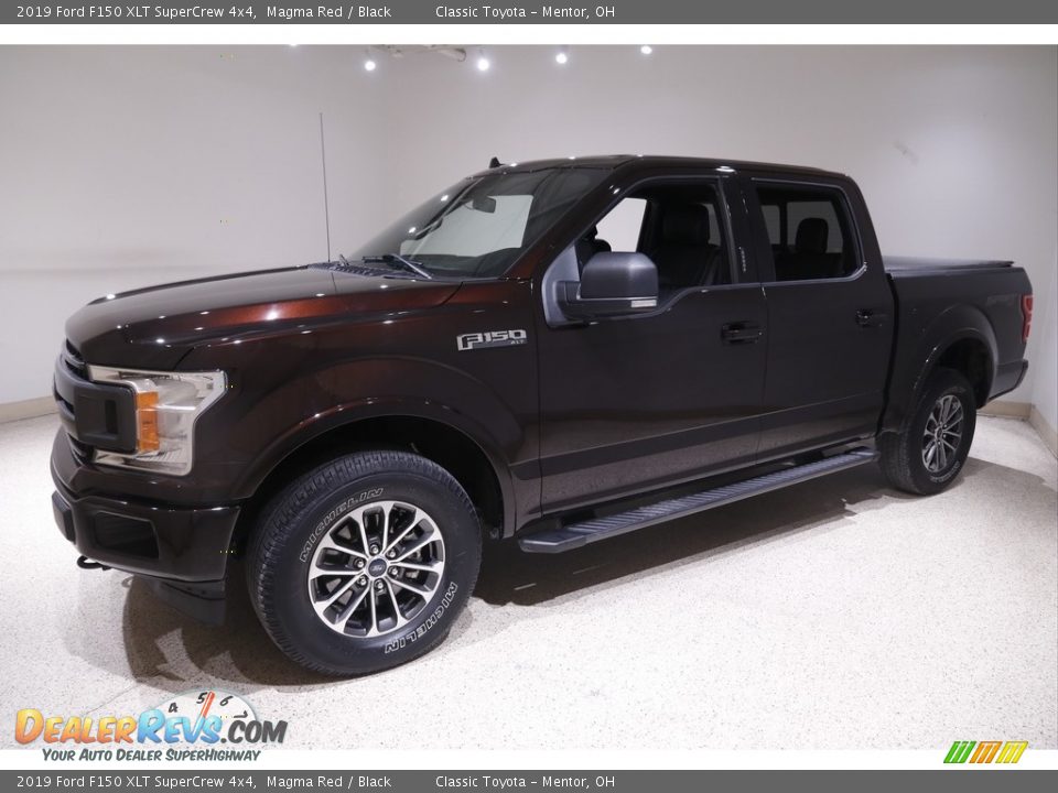 2019 Ford F150 XLT SuperCrew 4x4 Magma Red / Black Photo #3