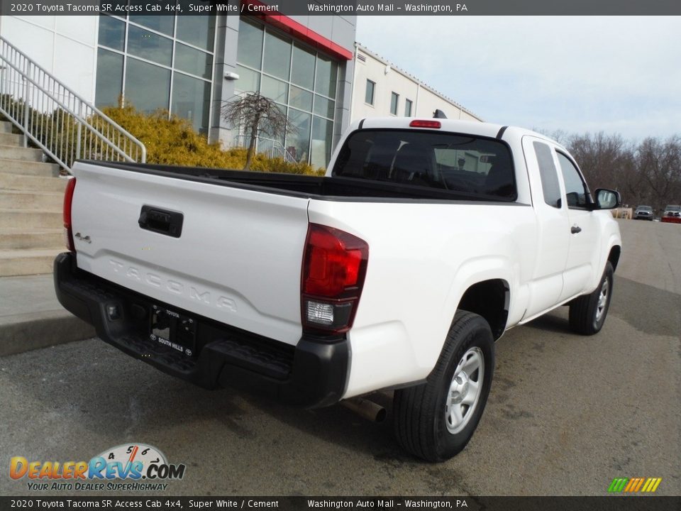 2020 Toyota Tacoma SR Access Cab 4x4 Super White / Cement Photo #18