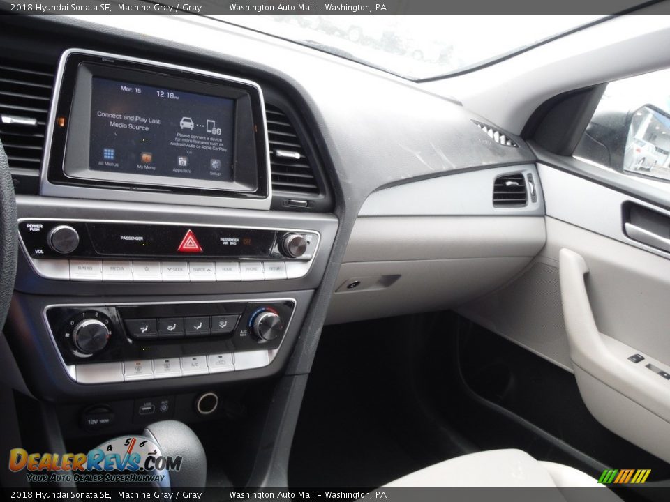 2018 Hyundai Sonata SE Machine Gray / Gray Photo #17