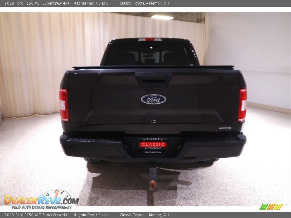 2019 Ford F150 XLT SuperCrew 4x4 Magma Red / Black Photo #21