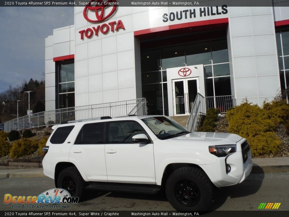 2020 Toyota 4Runner SR5 Premium 4x4 Super White / Graphite Photo #2