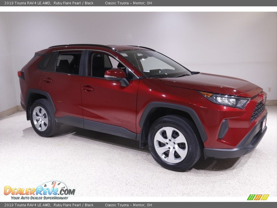 2019 Toyota RAV4 LE AWD Ruby Flare Pearl / Black Photo #1
