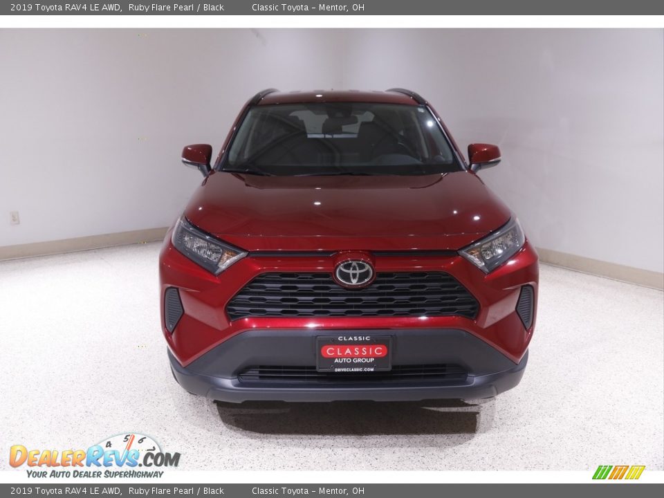 2019 Toyota RAV4 LE AWD Ruby Flare Pearl / Black Photo #2
