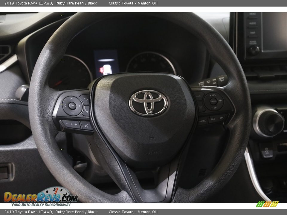 2019 Toyota RAV4 LE AWD Ruby Flare Pearl / Black Photo #7