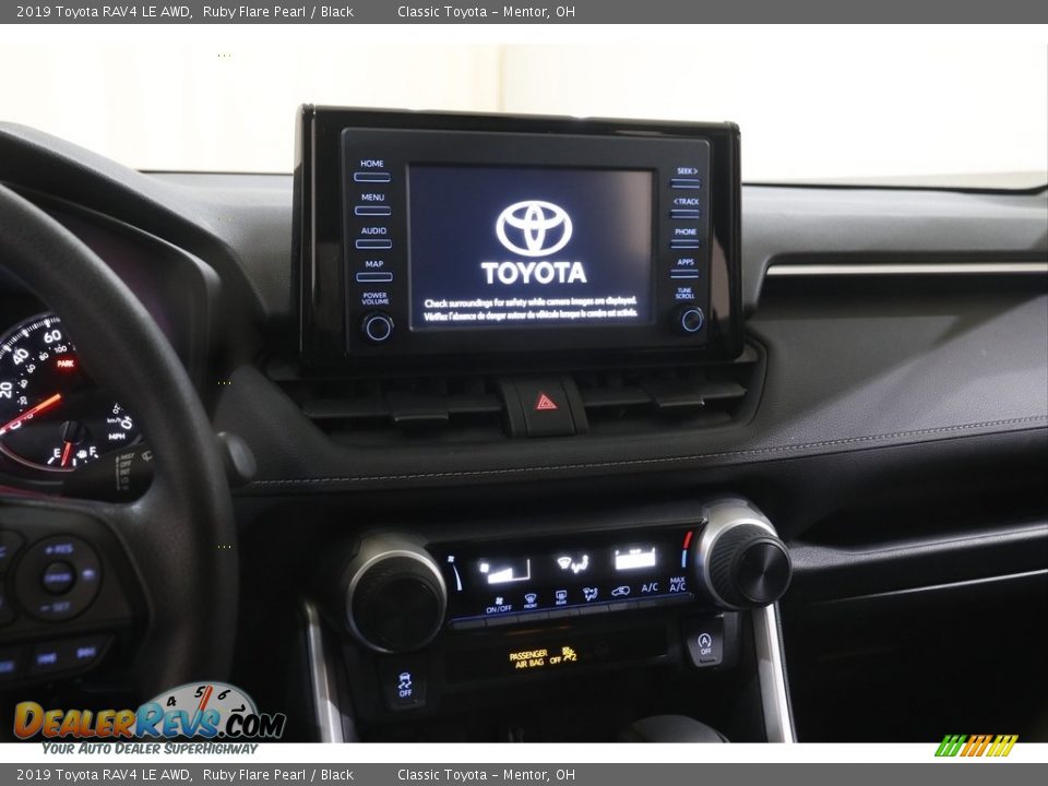 2019 Toyota RAV4 LE AWD Ruby Flare Pearl / Black Photo #9