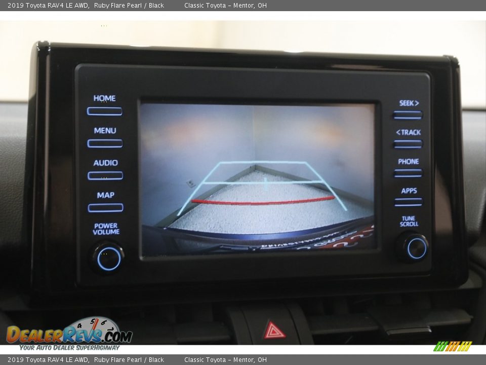 2019 Toyota RAV4 LE AWD Ruby Flare Pearl / Black Photo #11