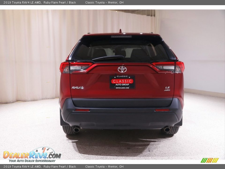 2019 Toyota RAV4 LE AWD Ruby Flare Pearl / Black Photo #17