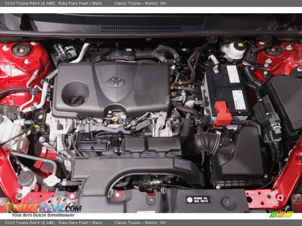 2019 Toyota RAV4 LE AWD Ruby Flare Pearl / Black Photo #18
