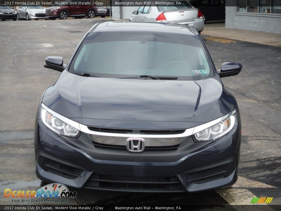 2017 Honda Civic EX Sedan Modern Steel Metallic / Gray Photo #4