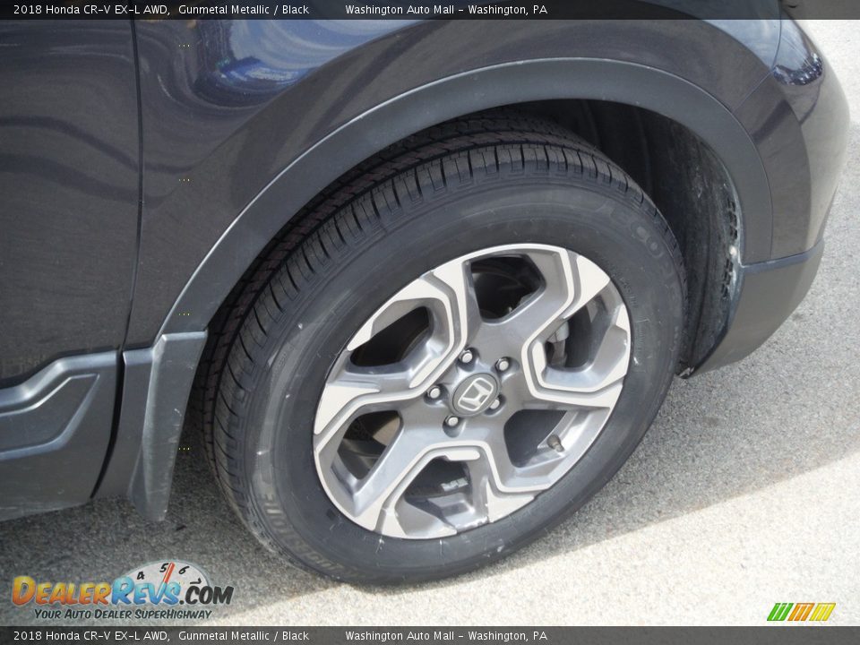 2018 Honda CR-V EX-L AWD Gunmetal Metallic / Black Photo #4
