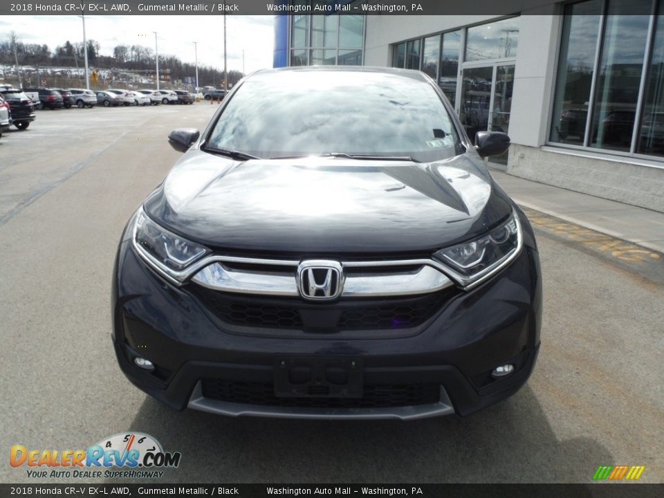 2018 Honda CR-V EX-L AWD Gunmetal Metallic / Black Photo #5