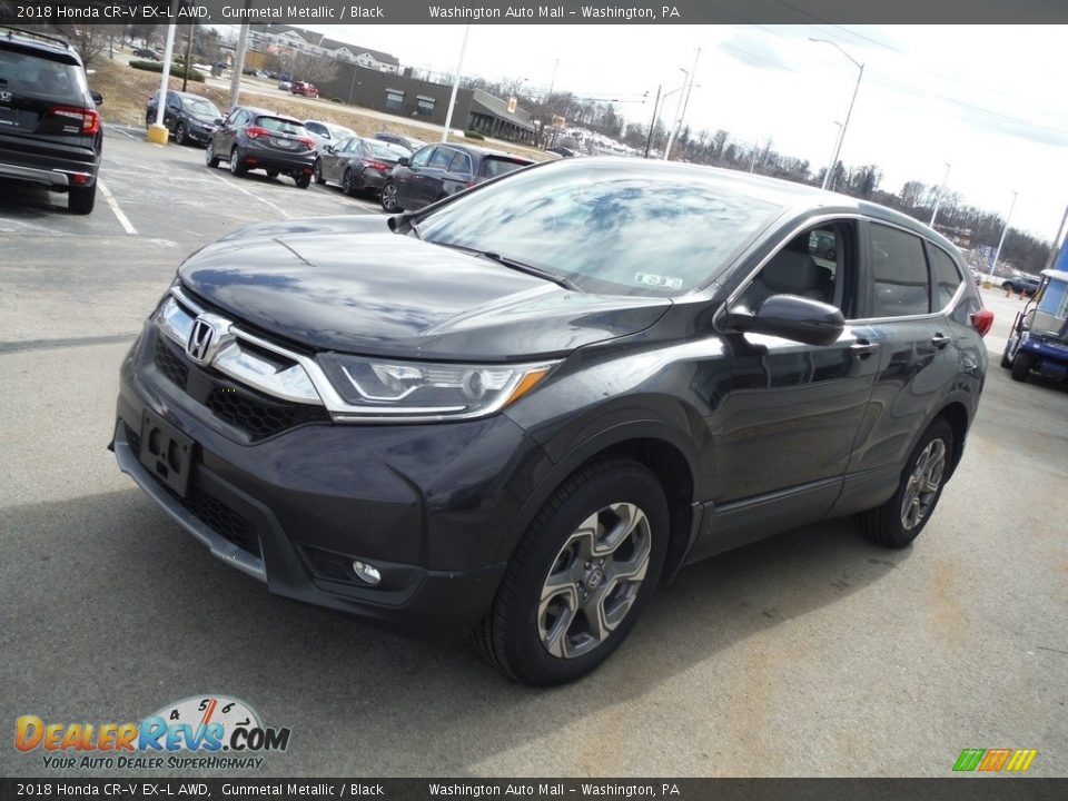 2018 Honda CR-V EX-L AWD Gunmetal Metallic / Black Photo #6