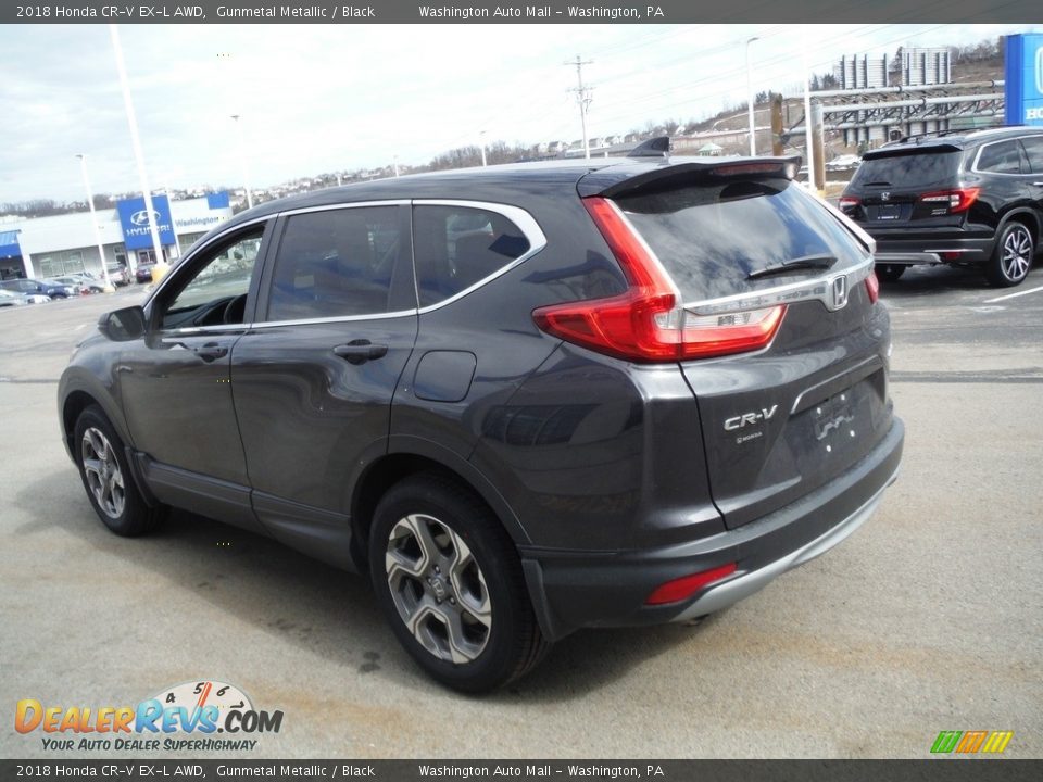 2018 Honda CR-V EX-L AWD Gunmetal Metallic / Black Photo #9